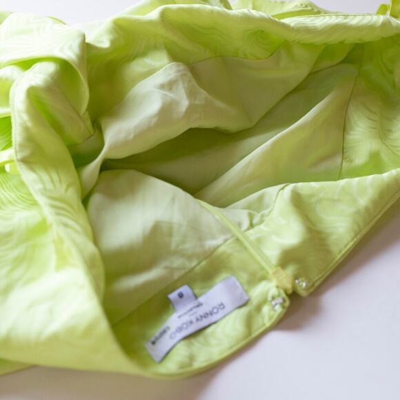 Ronny Kobo Collective Satin Cutout Dress (Size 8) - Picture 8 of 8